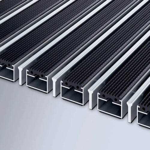 Eingangsmatte für Gewerbegebrauch - 512 GK  - emco Bautechnik GmbH - Gummi / Aluminium / rutschfest