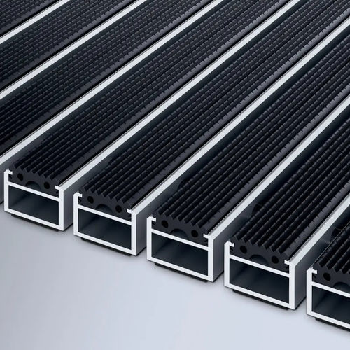Eingangsmatte für Gewerbegebrauch - 517 SG  - emco Bautechnik GmbH - Gummi / Aluminium / rutschfest