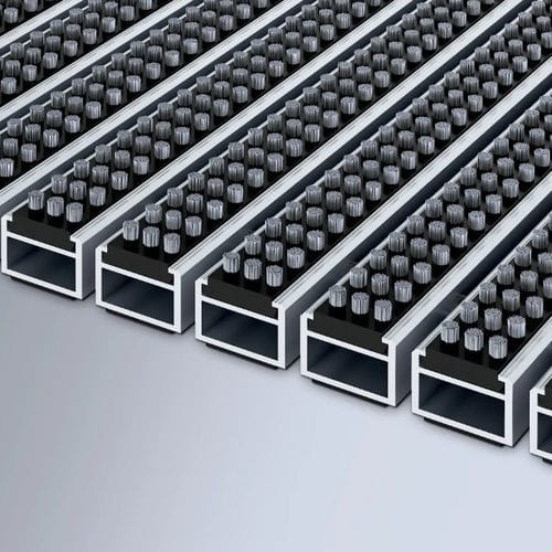 Eingangsmatte für Gewerbegebrauch - 512 SCB  - emco Bautechnik GmbH - Gummi / Aluminium / rutschfest
