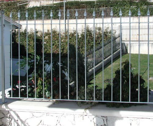 Zaun mit Stangen - FIRENZE - EURO-FER - Garten / Stahl / klassisch