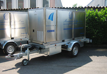 Mobile Kläranlage - COMBI - TRAILER BW - EURO MEC - Wasser