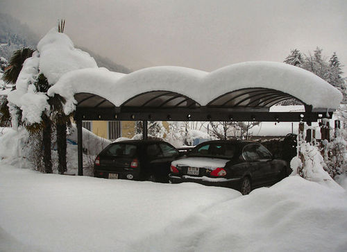 Carport für Gewerbegebrauch - LA TETTOIA - EUROPRODOTTI MARINO BERNASCONI - Stahl / Aluminium / Polycarbonat