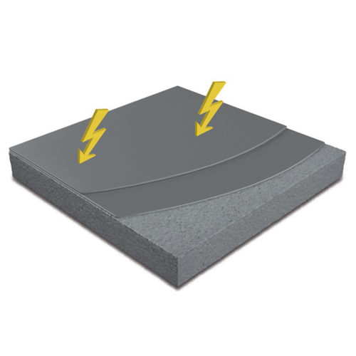 Epoxidharz-Bodenbelag - BASIC AST - IPM ITALIA - für Dienstleistungsbereich / satiniert / Betonoptik