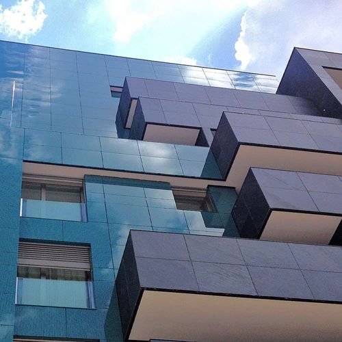Edelstahl-Befestigungssystem - ALI GLASS Q - ALIVA - Aluminium / für hinterlüftete Fassade / für Glasfassade