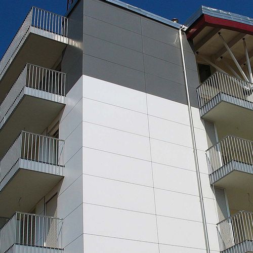 Aluminium-Befestigungssystem - ALI FIBRO S / ALI HPLS - ALIVA - für hinterlüftete Fassade / unsichtbar