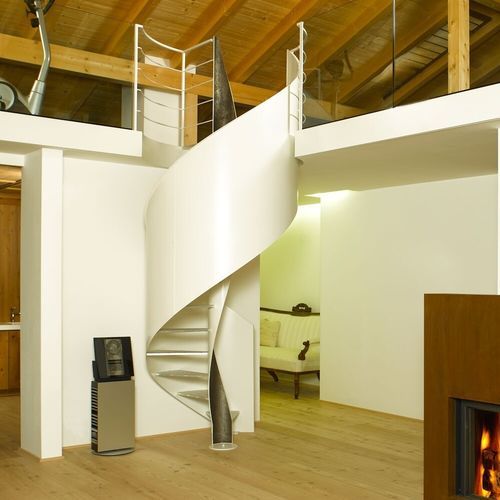 Wendeltreppe - E 308 - METALL CONCEPT - Metallstufen / mit Metallstruktur / für Privatgebrauch
