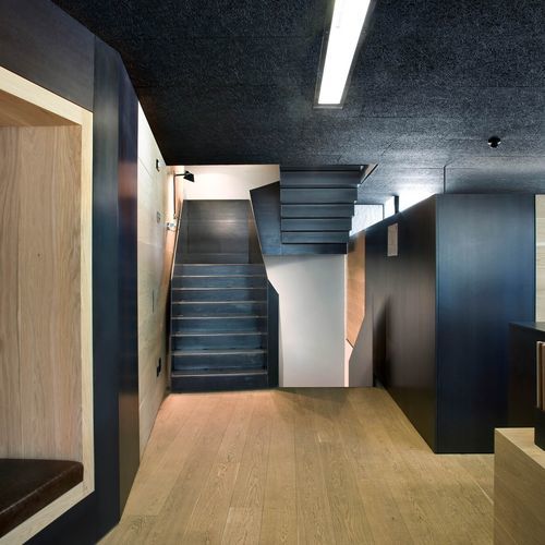 Halbgewendelte Treppe - F 123 - METALL CONCEPT - Metallstufen / mit Metallstruktur / für professionellen Einsatz
