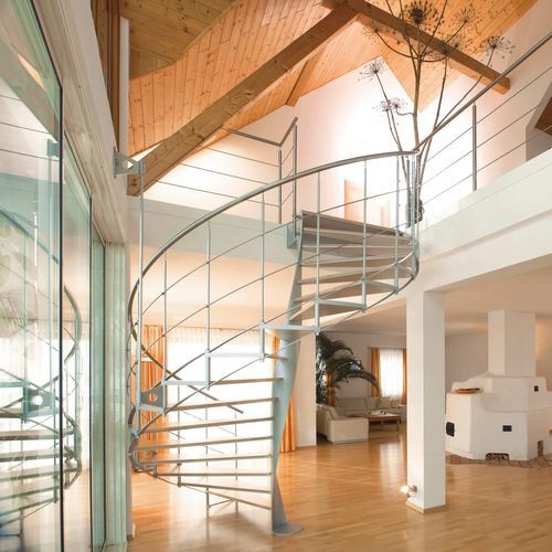 Wendeltreppe - E 307 - METALL CONCEPT - Metallstufen / mit Metallstruktur / für Privatgebrauch
