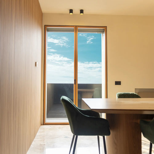 Holzfenster - MAGIS40 - PAVANELLO SERRAMENTI - Aluminium / Harz / Acryl
