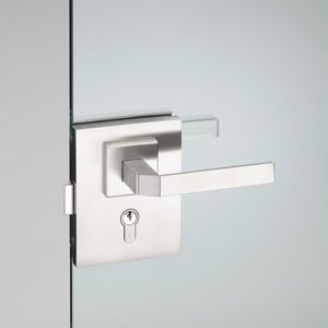 Griff für Glastür - HGU_0IT_152 - PBA - Metall / modern / mit integriertem Schloss