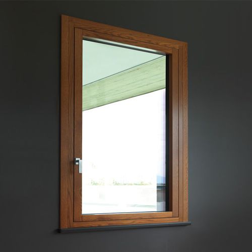 Holzfenster - FLAT SERIES - PB FINESTRE - Glas / Flügel / feststehend