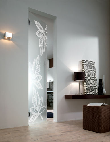 Tür für Innenbereich - EXTRA-CLEAR GLASS - CRISTAL PORTE D'ARREDO - Glas / Flügeltüren / ohne Verglasung