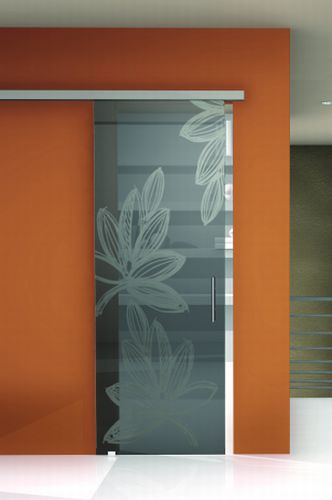 Tür für Innenbereich - GHIBLI-A - CRISTAL PORTE D'ARREDO - Glas / Schiebe / Glas