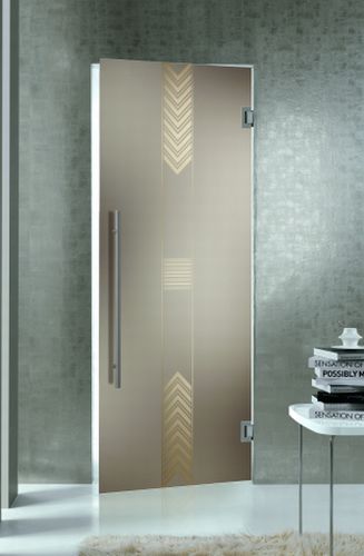 Tür für Innenbereich - DINAMICA - CRISTAL PORTE D'ARREDO - Glas / einflügelig / Glas