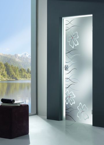 Tür für Innenbereich - LINARIA - CRISTAL PORTE D'ARREDO - Glas / einflügelig / Glas