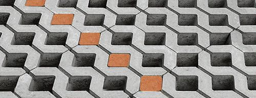 Betonpflasterstein - GRAN PARK - FAVARO1 - zur Drainage