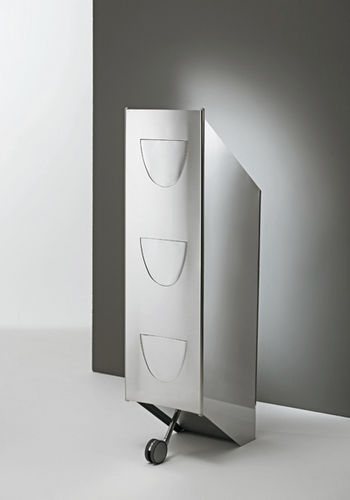 Abfallbehälter für Küche - SLURP - GRAEPEL ITALIANA - Einbau / Edelstahl / mit Deckel