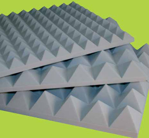 Wandmontierte Schallschluckplatte - ISOTEK STOP - N.D.A. NUOVE DIMENSIONI AMBIENTALI - Schaumstoff / pyramidenförmig / für professionellen Einsatz