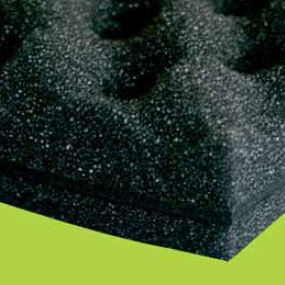 Thermo-akustische Isolierung - AKUSTIK GUM FOAM - N.D.A. NUOVE DIMENSIONI AMBIENTALI - Polyurethanschaum / Platten / nicht brennbar