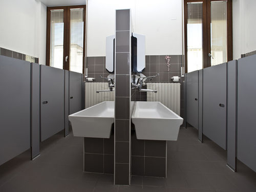 Stahl-Sanitärkabine - GK 1-F - GES GROUP - für Toiletten / für Kindergarten / für öffentliche Einrichtungen
