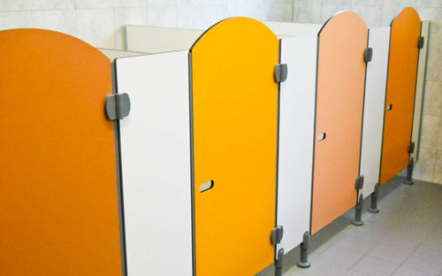 Stahl-Sanitärkabine - GK 1-T - GES GROUP - für Toiletten / für Kindergarten