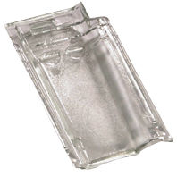 Verfalzt-Dachziegel - BEAUVOISE HUGUENOT - EDILIANS - Glas / Kleinformat / transparent