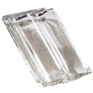 Verfalzt-Dachziegel - DELTA 10 STE FOY - EDILIANS - Glas / Kleinformat / transparent