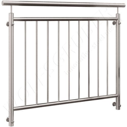 Edelstahlgeländer - B01 - WOLFSGRUBER - mit Stangen / für Außenbereich / für Treppen