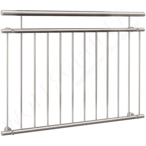 Edelstahlgeländer - B02 - WOLFSGRUBER - mit Stangen / für Außenbereich / für Treppen