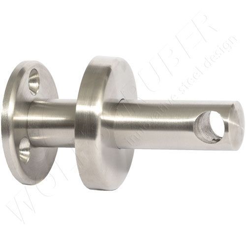 Befestigungssystem / gebürsteter Edelstahl - 69590 - WOLFSGRUBER - für Vorhänge / Innenbereich