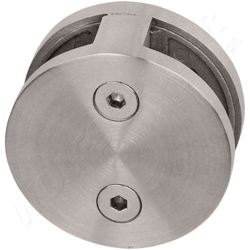 Glasklemme / gebürsteter Edelstahl - E9000650 - WOLFSGRUBER - für Innenausbau / Innenbereich / für Glas