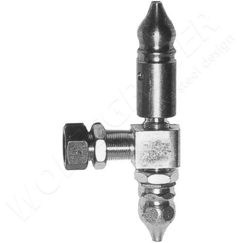 Türscharnier - 55124 - WOLFSGRUBER - Stahl / für Privatgebrauch / Silberoptik