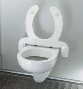 Wandhängendes WC - CVRS01 - SOEMA - Keramik / für öffentliche Sanitäreinrichtungen / mit eingebauter Spülung