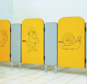 Aluminium-Sanitärkabine - BOX BABY - SOEMA - für Toiletten / für Kindergarten