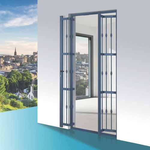 Sicherheitsgitter für Fenster - MULTIPLA CLT - STEEL PROJECT - für Türen / Edelstahl