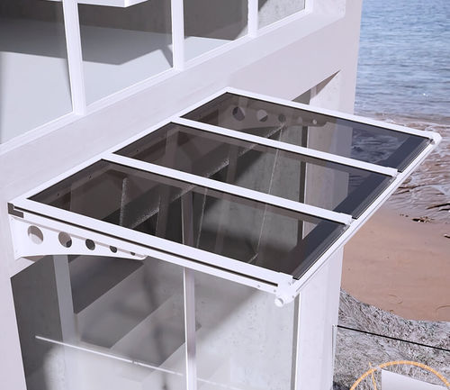 Vordach für Tür - PIANA - MIONI - für Fenster / Aluminium / Stahl
