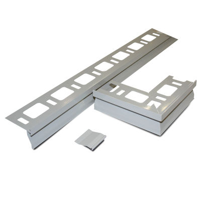 Regenrinne aus vorlackiertem Aluminium - AQUASCUD LINE - VOLTECO - rechteckig