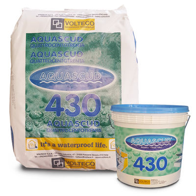 Flüssigabdichtung für Terrasse - AQUASCUD 430 - VOLTECO - für Fußboden / für Dach / Zement