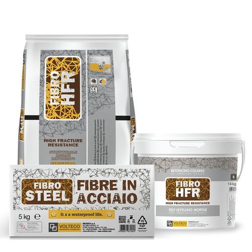Reparaturmörtel - FIBRO HFR - VOLTECO - Armierung / für Estrich / für Beton