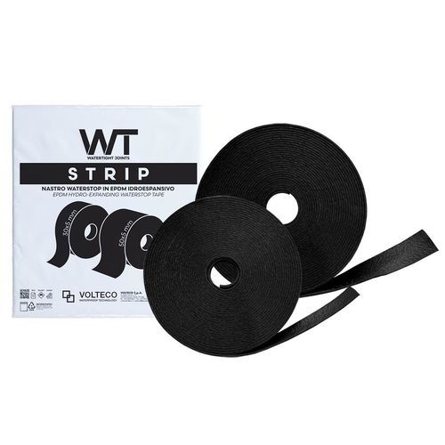 Linoleum-Wassersperrband - WT STRIP - VOLTECO - EPDM / Copolymer / für Beton