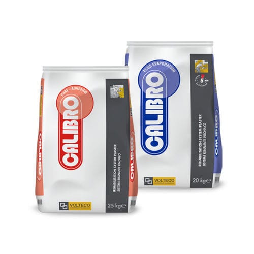 Restaurierungsmörtel - CALIBRO PLUS EVAPORATION - VOLTECO - zur Feuchtigkeitssanierung / für Beton / für Zement