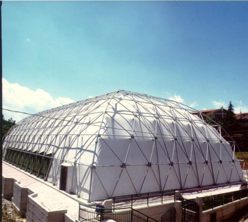 Kuppel-Flächentragwerk - EUROPLAST - für Abdeckung / PVC-Folie