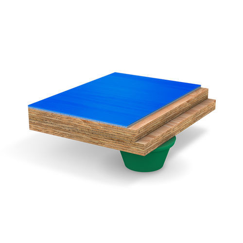 Sportboden für den Innenraum - ELASTIFLEX - MONDO - Gummi / Holz / Synthetik