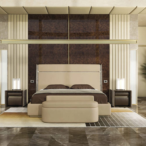 Doppelbett - Madison  - TURRI - modern / Polster / Kopfteil