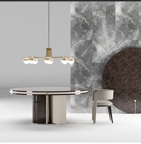 Hängelampe - Eclipse  - TURRI - Bronze / modern / mit Kabel