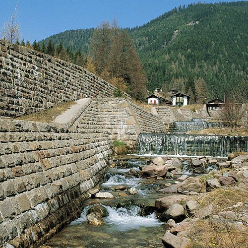 Steinblock für tragende Wand - CONSORZIO CAVATORI PRODUTTORI PORFIDO SOC. COOP. - unverputzt