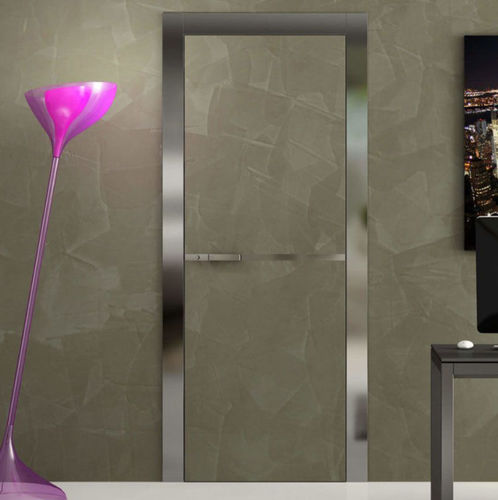 Tür für Innenbereich - Convert Eterea - PAIL SERRAMENTI - Leder / einflügelig / modern