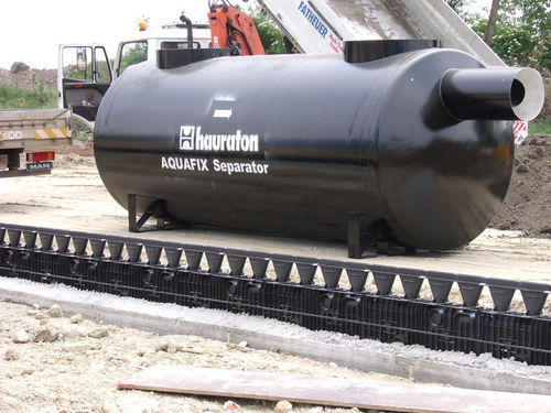 Freistehender Fettabscheider - AQUAFIX Light - HAURATON - für Abwasser / aus lackiertem Stahl