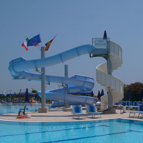 Drehende Rutsche - TOBOGA - TECNOPISCINE INTERNATIONAL - für Aquapark