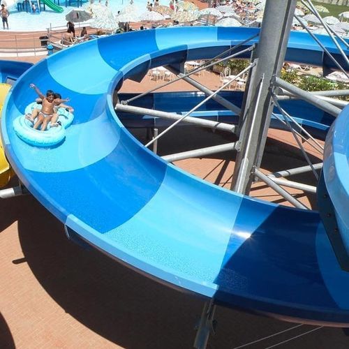 Drehende Rutsche - RAPID RIVER 200 - TECNOPISCINE INTERNATIONAL - für Aquapark